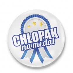 Przypinka Chłopak na medal